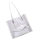 thumbnail image 2 of Bolso de hombro transparente para mujer, bolso de playa, bolso de mano, bolso portátil, decoración, color blanco Vogacara AP000905-01, 2 of 7