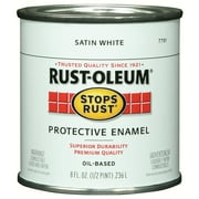 Rust-Oleum 7791730 Protective Enamel, 8-Ounce, Satin White
