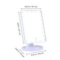 thumbnail image 2 of Professional LED Touch Screen Lighted Makeup Mirror With LED Lights Touch Screen Dimmable 180 Degree Adjustable Table Mirror ,Widely Use, 2 of 6