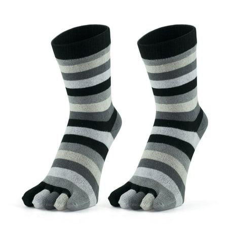 

GoWith Women s Cotton Cozy Colorful Split Five Toe Socks | 2 Pairs | Model: 2206