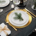 thumbnail image 2 of Placemats KesaPlan - Papel desechable redondo dorado (100 unidades, 33 cm), 2 of 7
