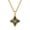 Black - mother of pearl, variant on Gold Clover Necklace for Women Dainty 14K Gold Plated CZ Pendant Necklace Adjustable Chain Choker Charm Colorful Clover Pendant Lucky Necklaces for Women Jewelry