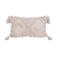 thumbnail image 2 of de almoha con mechones de de almoha de tiro Beige 30x50cm Zulema fundas de almohada de tiro boho, 2 of 8
