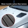thumbnail image 4 of Carbon Color ABS Plastic Car Hood Vent Cover Sticker, Universal Air Flow Intake Scoop Trim for Most Cars, Exterior Styling Enhancement, Decorative Auto Accessory, 4 of 8