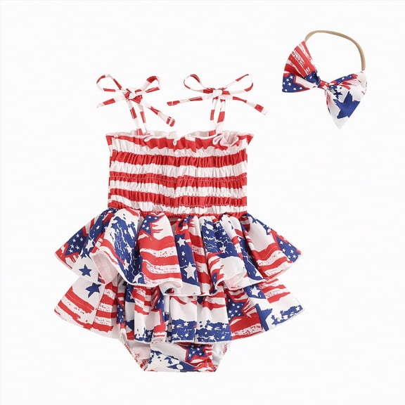 NOLDARES Infant Toddler Girl Summer Outfits Sleeveless Dress Romper Onesie One Piece Jumpsuit Bodysuit(Red,0-3 Months)