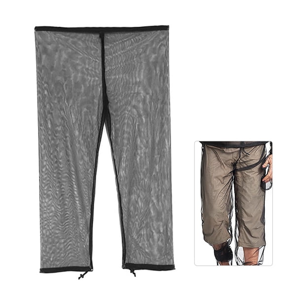 Labymos Lightweight Mesh Mosquito Pants Outdoor Protection Mesh Netting Bug Pants for Hiking Camping Fly Fishing