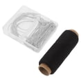 thumbnail image 2 of KAKOWELY 71pcs Wig Making Needles Set, Wig T & C Curved Needles with 260 Yard Thread for Wig Making, Blocking Knitting, Modelling and Crafts,2.01X"X0.04"X0.59", 2 of 4