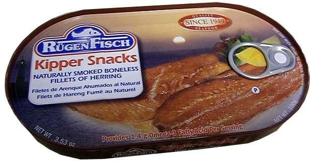 Kipper Snacks, Herring (RugenFisch) 3.53oz (100g) by