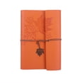 thumbnail image 1 of Loose-leaf Refillable Notebook Lightweight Portable Notebook for Travelers Writers  Red A6, 1 of 8