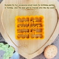 thumbnail image 4 of facefd 1/2/3/5 Elroy Cookie Mold Cooking Plastic Biscuit Form Mould Kitchen Baking Maker with Good Wishes D 1 Pc, 4 of 6