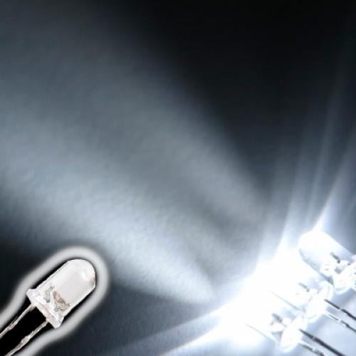 Diodo Emisor LED Blanco 5mm 15000MCD 100pcs Sunnimix