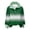 Tops-A434Army Green, variant on LEKWK Womens St Patricks Day Shirt Gradient Print Texture Blouses & Button-Down Shirts Stand Collar Casual Tops Lantern Sleeve Spring Clothing Ruffled Neck Daily Wear