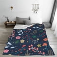 thumbnail image 5 of Sikiie Colorful Flowers Ultra-Soft Micro flannel Blanket Luxury All Seasons Warm Blanket for Bedding Sofa and Travel (4 sizes)-80"x60", 5 of 7