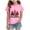 Pink, variant on Povozer Girls Christmas Shirt Kids Christmas Tree Graphic T-Shirt Comfortable Breathable Stylish Print Short Sleeved Top For Girls,Size 3-4 Years,Pink