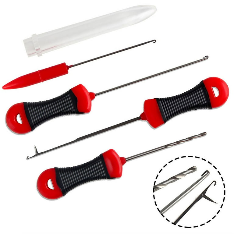 1Pc Fishing Needle Splicing Tool with Anti-slip Handle Stainless Steel Fishing  Bait Kit Fishing Accessories 