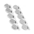 thumbnail image 1 of Portachupetes Bling Bling 10 piezas de metal con forma de corazón color plateado, 1 of 12