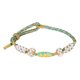 thumbnail image 1 of Pulsera hecha a mano para mujer, cordón tejido ajustable de plata 925, 1 of 2