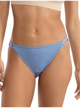 Best Fitting Panty Women's Cotton Stretch Rib Bikini, 4 Pack