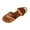 Brown, variant on Beige Ladies Casual Sandals, Pu For Outdoor Indoor Summer Use