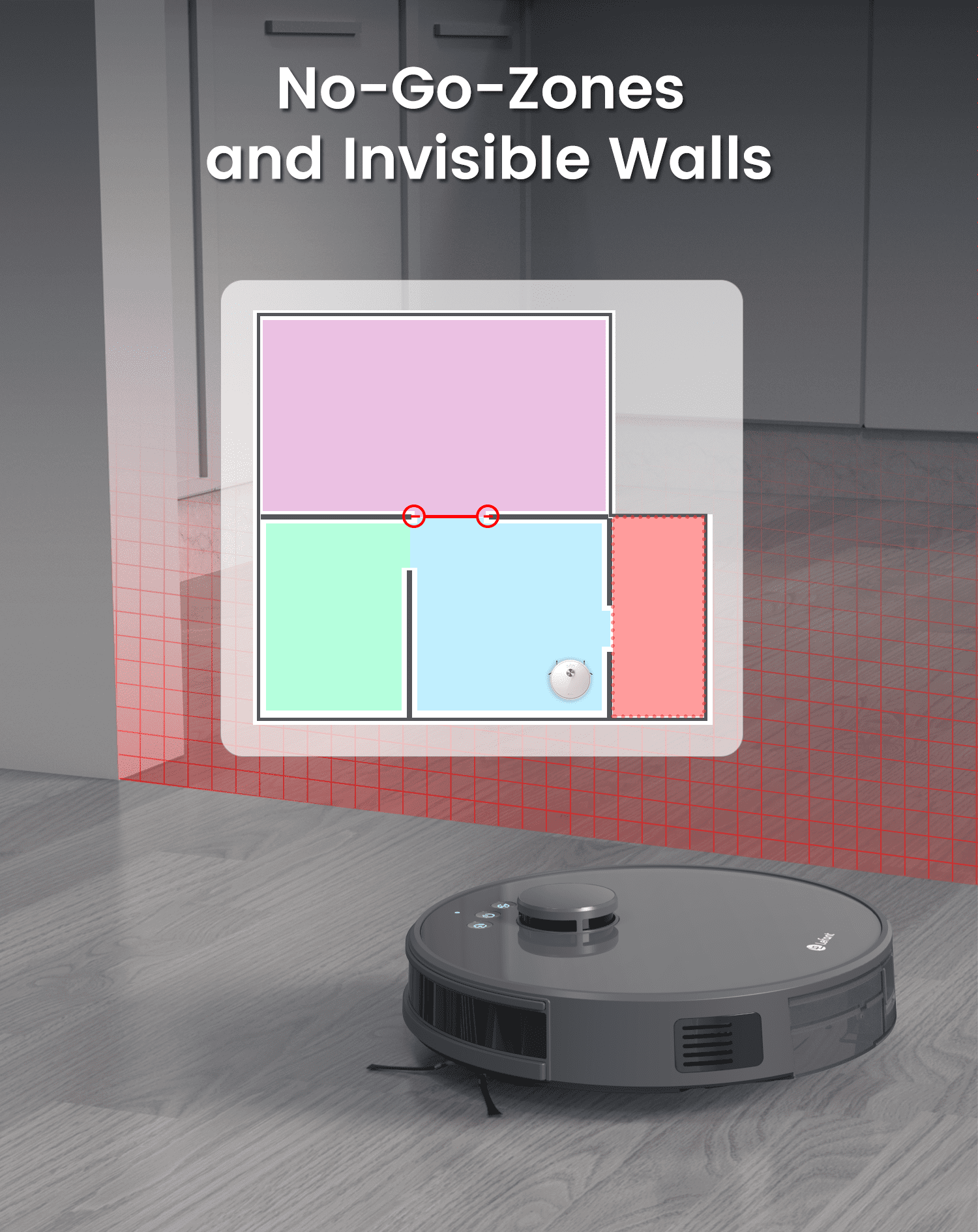 Lefant M1 Robot Vacuum Cleaner and Mop Combo, LIDAR Navigation with Alexa/APP Control, Ideal for Carpets Pet Hair