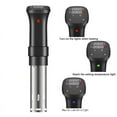 thumbnail image 2 of Yeacher Sous Vide Cooker 1100W, Thermal Immersion Circulator with Recipe and Adjustable Clamp, Sous Vide, 2 of 4