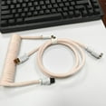 thumbnail image 5 of ZPAQI Coiled USB C Cable For Mechanical Keyboards 1.5M Fast Speed Charging Data Sync, 5 of 21