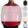 thumbnail image 3 of Mens Big & Tall Color Block Zip Up Track Jacket, Stand Collar Raglan Long Sleeve No Hood Workout Athletic Jacket Casual Outerwear for Fall Winter Sports Size 4XL White, 3 of 8