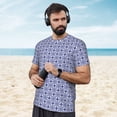 thumbnail image 4 of Wukai Porcelain Chinaware Print Men's Short-Sleeved Mesh T-Shirt,Quick-Dry Short Sleeve Workout T-Shirt-5X-Large, 4 of 8