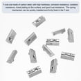 thumbnail image 3 of M5 Demi-Rond Rouleau en Ressort Écrous en T Série 4040 Acier au Carbone Fente en T Écrous à Ressort Argent, 50 Pcs, 3 of 7
