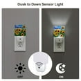 thumbnail image 3 of Honeii Landscape With Sunflowers Print LED Night Light with Light Sensor, Night Lights Plug Into Wall,Ideal for Bedrooms and Hallways-US, 3 of 7