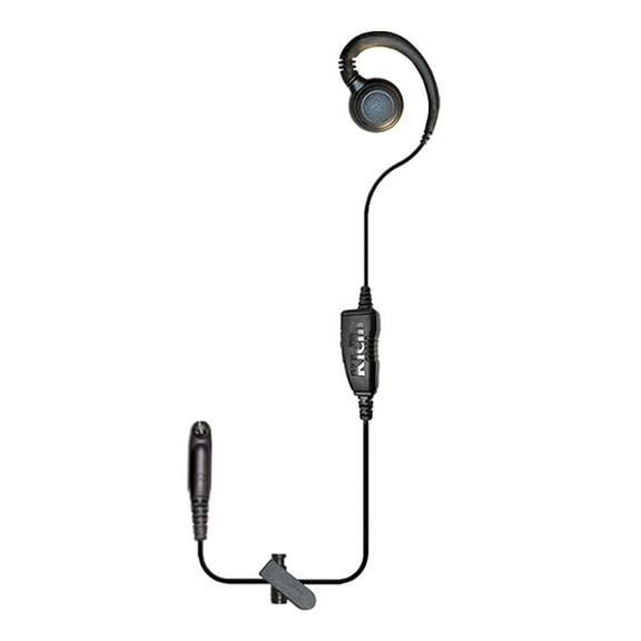Klein On-Ear 1-Wire PTT Earpiece with M5 Connector for Siyata SD7, 1 Count