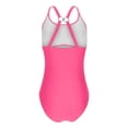 thumbnail image 5 of MGDXOX Womens One Piece Swimsuits with Swim Skirt Tummy Control Modest Bathing Suit Metal Tie Knot Ruched Swim Dress Hot Pink XL, 5 of 9