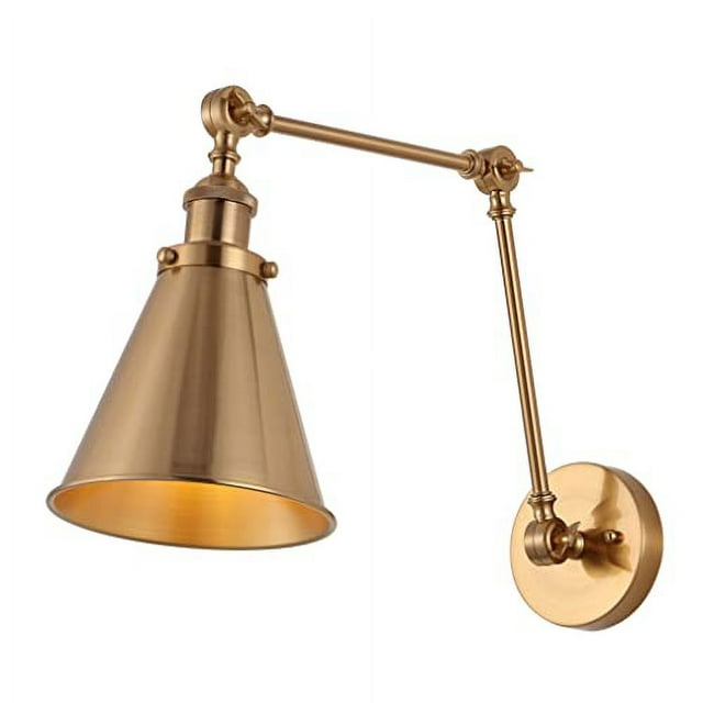 JONATHAN Y JYL7461A Rover 7" Farmhouse Industrial Adjustable Arm Metal LED Wall Sconce Rustic Bohemian 2700K LED 4W Bulb for Entryway Lobby Kitchen Bathroom Bedroom Living Room Hallwa
