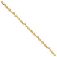 thumbnail image 3 of 14K Yellow Gold Gold Polished & Textured Sea Life Bracelet, 3 of 3