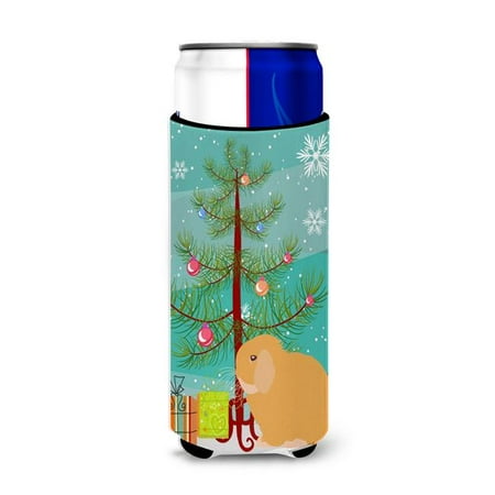 

Carolines Treasures BB9335MUK Holland Lop Rabbit Christmas Michelob Ultra Hugger for Slim Cans