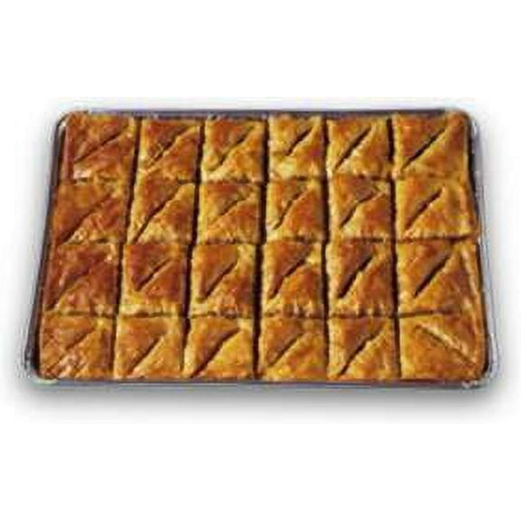 Athens Foods Walnut Triangle Baklava - 48 per case.