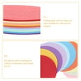 thumbnail image 5 of 200Pcs Decorative Folding Paper Colorful Round Paper DIY Material Students Craft Paper Sheets, 5 of 5
