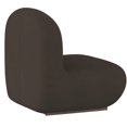 thumbnail image 3 of Contemporary Boucle Fabric Accent Chair - Charcoal, 3 of 7