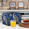 thumbnail image 6 of Picia Blue Heron Floral Garden Print 2 Slice Toaster Cover , Toaster Protector Dustproof Kitchen Appliance Cover, Kitchen Appliance Dustproof Protector, 6 of 7
