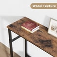 thumbnail image 2 of Cherish Entryway Console Table - 39.4” Rustic Sofa Table with Adjustable Shelf for Storage, 2 of 7