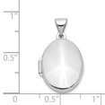 thumbnail image 3 of 14K White Gold Polished Locket, 3 of 3