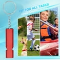 thumbnail image 5 of Uxcell Survival Whistle, Loud Sound Aluminum Outdoor Safety Whistle for Camping Hiking Red, 5 of 6