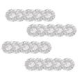 thumbnail image 4 of Cubiertas de aluminio para recipientes de alimentos, resistentes al calor, portátiles, para utensilios de cocina, para picnics, comida para llevar. 20 piezas, 4 of 8