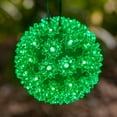 thumbnail image 4 of Wintergreen Lighting LED Starlight Sphere, LED Light Ball Sphere Light, Christmas Light Ball, Christmas Decoration (180 Lights, 10", Green)&nbsp;, 4 of 4