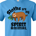 thumbnail image 4 of Inktastic Sloths Are My Spirit Animal with Cute Sloth Illustration T-Shirt, 4 of 5