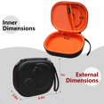 thumbnail image 4 of Funda rígida para auriculares inalámbricos Bluetooth JBL Live 770NC/660NC/650BT/460NC/670NC/400BT/500BT y JBL Tune 770NC/710BT/720BT/760NC/700BT/750BT/510BT/660NC/520BT/500/E45BT, 4 of 7