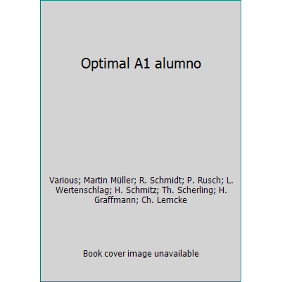Pre-Owned Optimal A1 alumno (Paperback) 3468470010 9783468470011