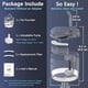 thumbnail image 4 of Fuente de agua automática para gatos Fuentes de agua de 2 litros para gatos Cachorros Mascotas con 2 modos de agua inteligentes 1 filtro de carbón 1 bomba de fuente para gatos USB silenciosa, 4 of 5