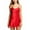 Red, variant on Avidlove Women Sleepwear Satin Nightgown Mini Slip Chemise Short Nightwear Champagne S