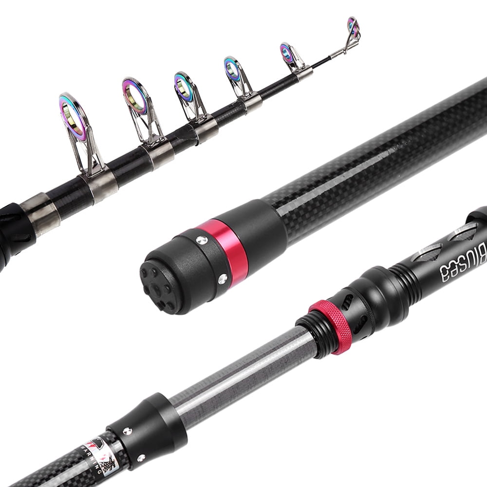 Blusea Fishing Rod Super Light Telescopic Carbon Sea Fishing Rod